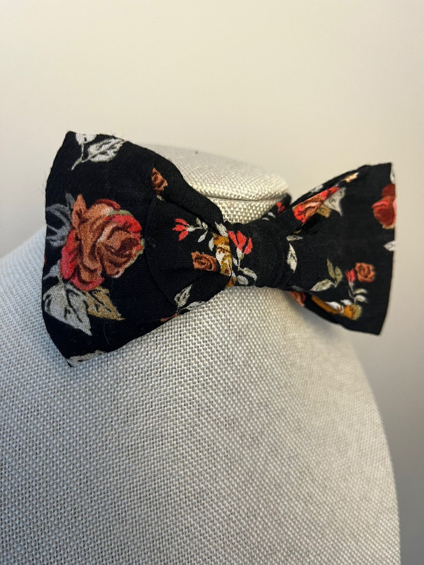 Floral Fall Pre-tied Bow Tie