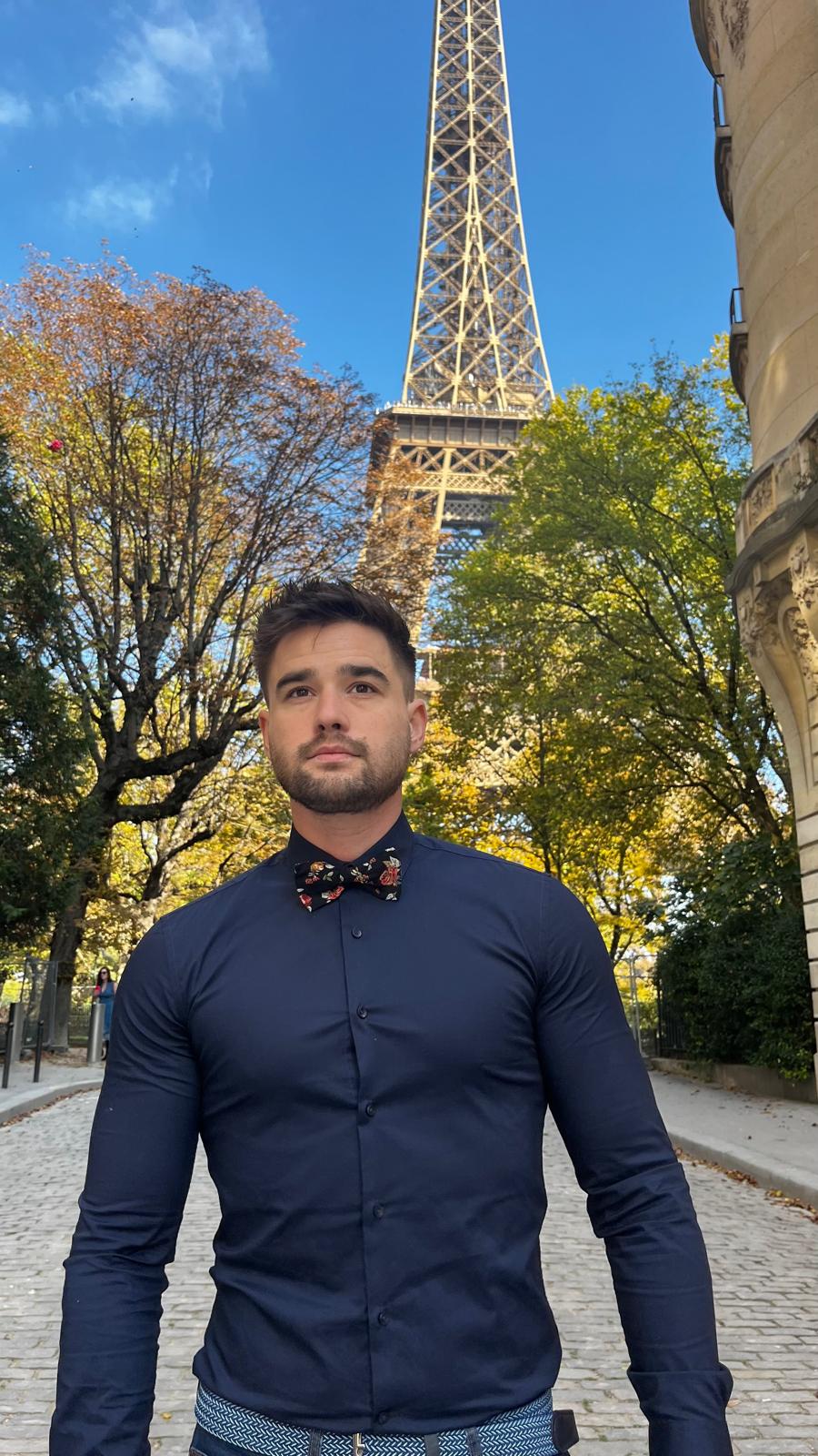 Floral Fall Pre-tied Bow Tie